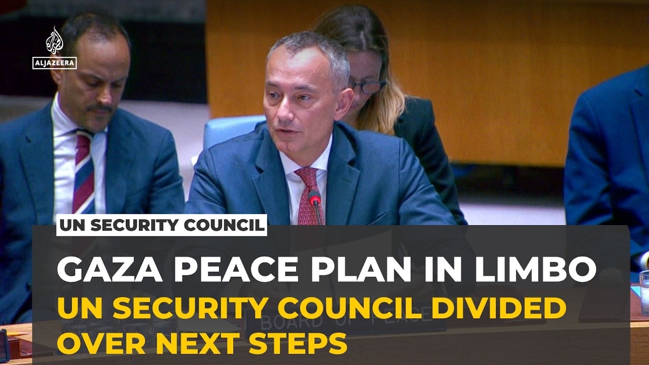 UN divided over Gaza plan as Israel insists Hamas must disarm first