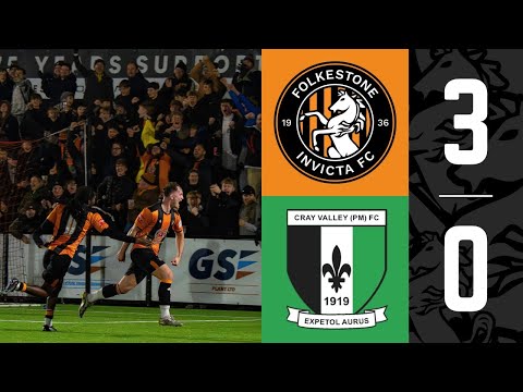 Invicta win 🔟 in a row 🙌 | Folkestone Invicta 3-0 Cray Valley PM | Highlights