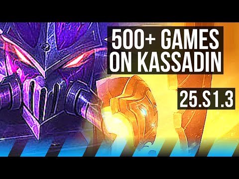 KASSADIN vs XERATH (MID) | 500+ games | KR Master | 25.S1.3