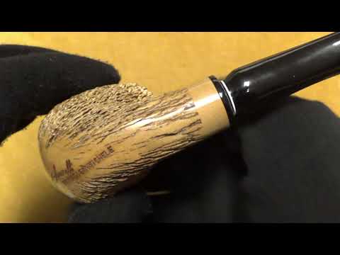 Pipa Amorelli Penna di San Michele ulivo/radica - Bent Billiard (AM185)