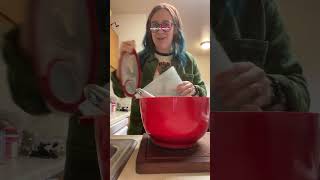 Making dessert to prevent food waste!