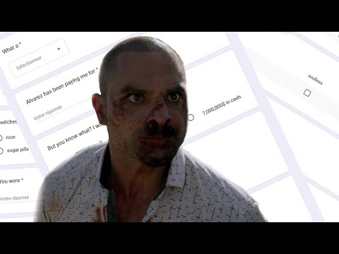 Nacho's monologue but it's a google form (Better Call Saul)