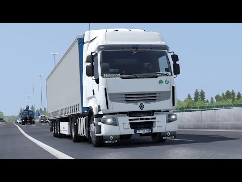 ETS2 1.35 ProModsRusmap Renault Premium Amsterdam - Kholm  Part 1/3