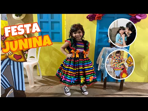 ARRUME SE COMIGO  FESTA JUNINA Na ESCOLA |   FESTA DO BOI * NOITE DE SÃO JOÃO * - Mariana veras