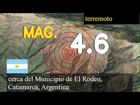 😱🚨  Terremoto cerca del Municipio de El Rodeo, Catamarca, Argentina actualizaciones en vivo hoy: Ter