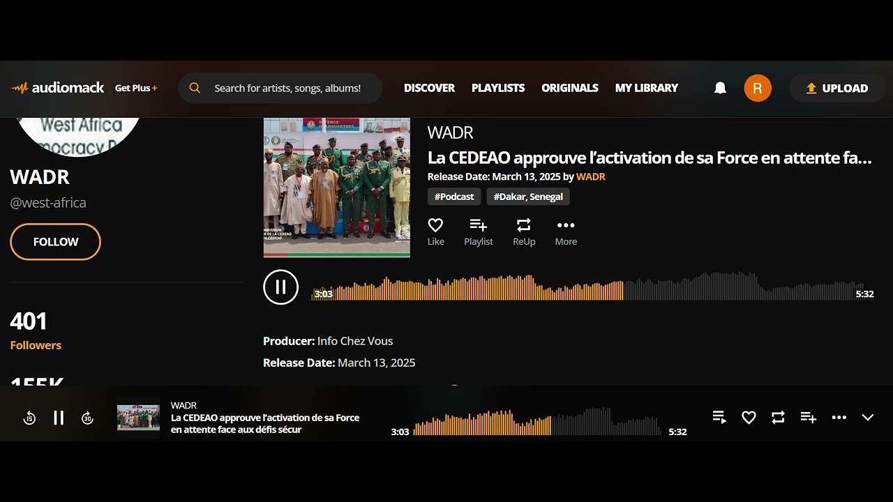 La CEDEAO approuve l’activation de sa Force en attente face aux défis sécuritaires du Sahel
