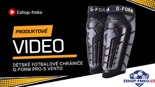 Dětské fotbalové chrániče G-Form Pro-S Vento černé