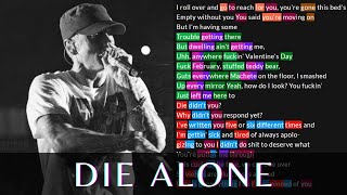 Eminem - Die Alone | Lyrics, Rhymes Highlighted