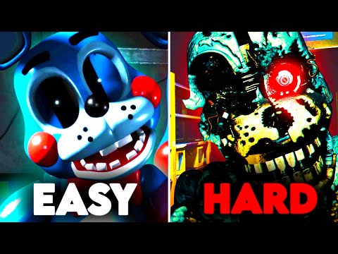 I Played FNAF Remakes But Every Game Gets HARDER