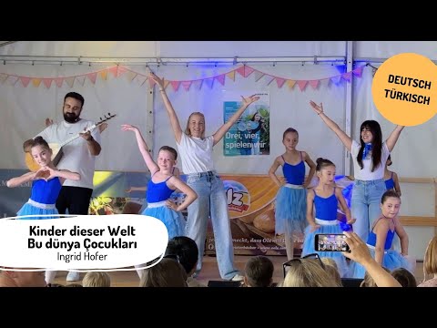 🐻 Kinder dieser Welt - Bu dünya Çocukları | Deutsch-Türkisches Kinderlied zum Mitsingen