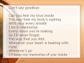 Dont say goodbye by Paulina Rubio