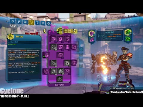 Borderlands 3 Build Showcase: "Kamikaze Cub" Moze Build! (Mayhem 11)