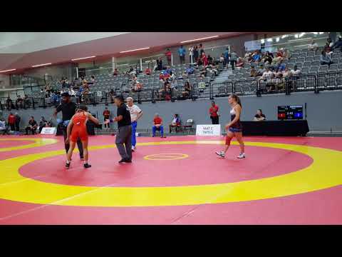 WW 55kg - Round 3 - Nina Menkenova (RUS) v. Cara Nania (CAN)