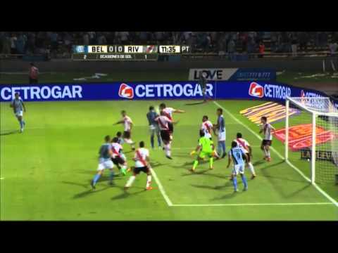 Tremenda doble tapada de Barovero - Belgrano 3 - 2 River - Torneo Transición 2016