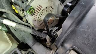 2005 Ford Ranger V6 Serpentine belt, belt tensioner and idler pulley replacement