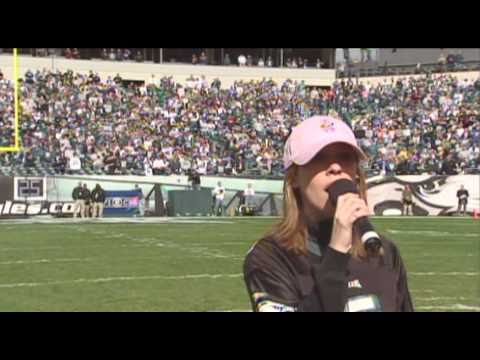 Jaclyn Haydamacha - Star Spangled Banner (National Anthem Live @ Philadelphia Eagles game)