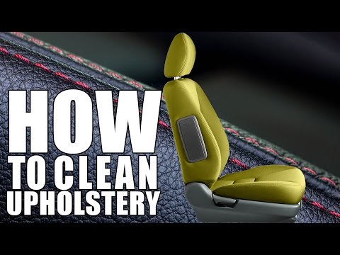 How to clean upholstery - carpet & upholstery power drill br...