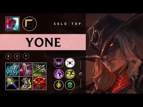 Yone Top vs Gragas - KR Master Patch 25.24