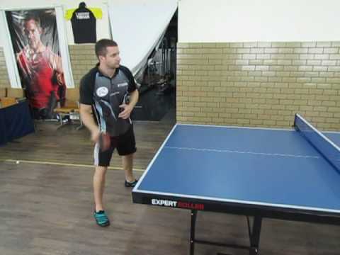 Уроки настольного тенниса: Накат мяча справа
