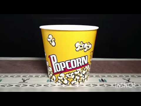 Paper popcorn tub