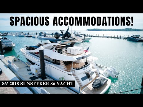 Sunseeker 86 Yacht video