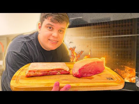 I had my first barbecue at the new house!