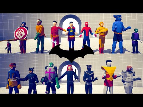 BATMAN vs SUPERMAN in Totally Accurate Battle Simulator TABS