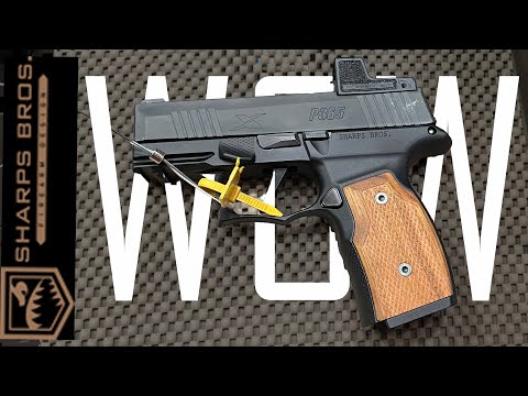 Sig Sauer P365 Macro Comp With Sharps Bros Metal Grip. Best Carry Pistol?