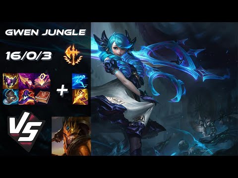 JUNGLE Gwen vs Jarvan IV - NA Challenger Patch 26.2