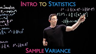 Sample Variance in Random Population Sampling