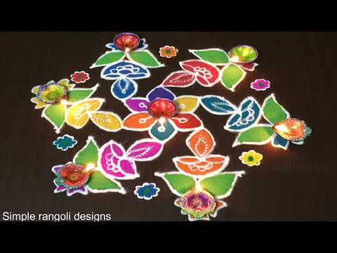 11×6 Dots Diya Kolam