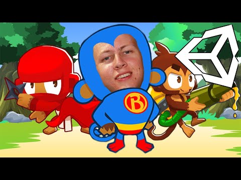 Building the Content for my Bloons TD Remake - Bloons TD Clone #MadeWithUnity ep. 10