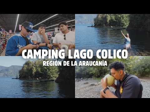 ACAMPANDO ILEGALMENTE EN EL LAGO COLLICO, CUNCO, REGIÓN DE LA ARAUCANÍA