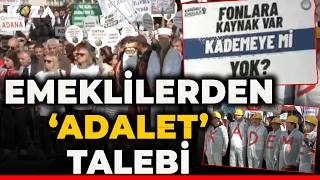 EMEKLİLER MEYDANA İNDİ! “Bizim suçumuz ne?” Sokaklar inledi!