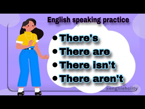 There is / There are -  isn't / aren't| grammar with Exercise