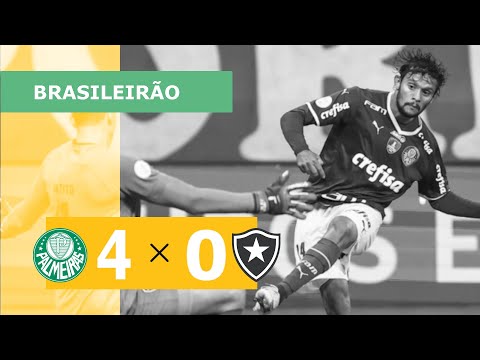 Palmeiras 4 x 0 Botafogo - Gols - 09/06 - Campeonato Brasileiro 2022