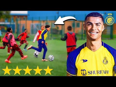 Can you beat Kid RONALDO in a football tournament?