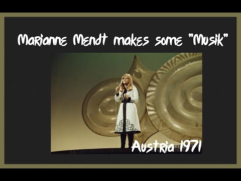 1971 Austria: Marianne Mendt - Musik (16th @ Eurovision Song Contest in Dublin) with three SUBTITLES