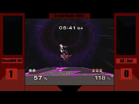 OkamiBW (Shiek) VS SD | Owl (Marth) | SDSU Melee BiWeekly 77 | GRAND FINALS