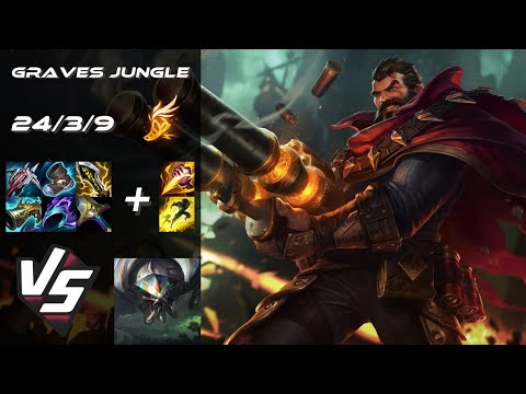 JUNGLE Graves vs Skarner - NA Grandmaster Patch 14.9