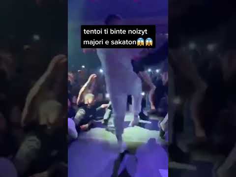 Fansi tenton të godas noizyn,majori e sakaton😱😱#noizy #live #muzik