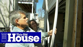 How to Replace a Rotted Garage Door Post - This Old House