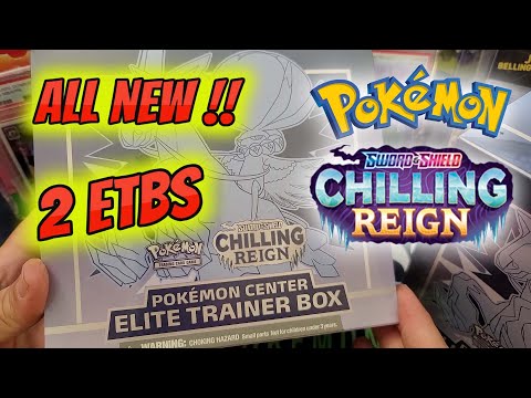 NEW! Pokémon Chilling Reign Elite Trainer Box Rip! 🔥