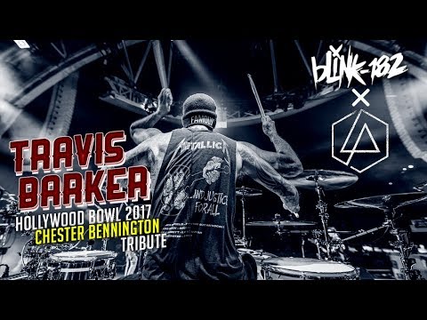 TRAVIS BARKER — Linkin Park x Blink-182 LIVE @ Hollywood Bowl | Tribute to Chester Bennington |