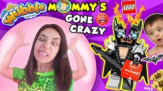 MOMMY&#39;S GONE MAD! LEGO BATMAN MOVIE Toy &amp; Wubble Bubble Ball OOF! FUNnel Family CRAZY LADY