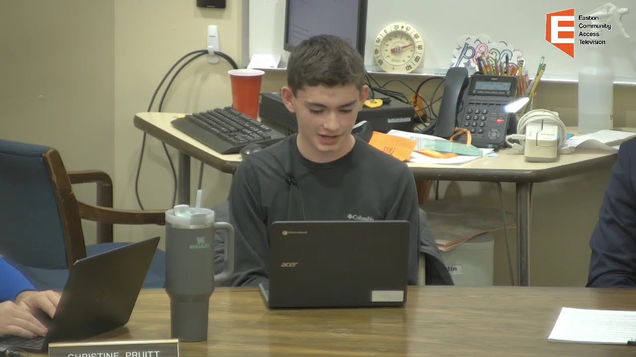 Easton School Committee Meeting 11/12/25