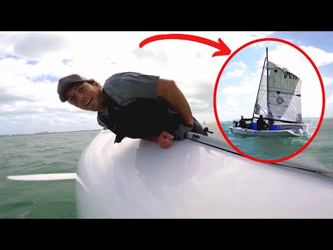 WE CAPSIZED, THEY BROKE THEIR RIG  - Bacardi Cup 2020