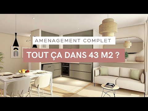 Aménagement complet d’un appartement de 43 m² – Tout est pensé !