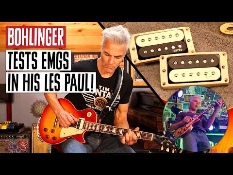 John Bohlinger Puts Active EMG Humbuckers (Retro Active Fat 55s) in His Gibson Les Paul