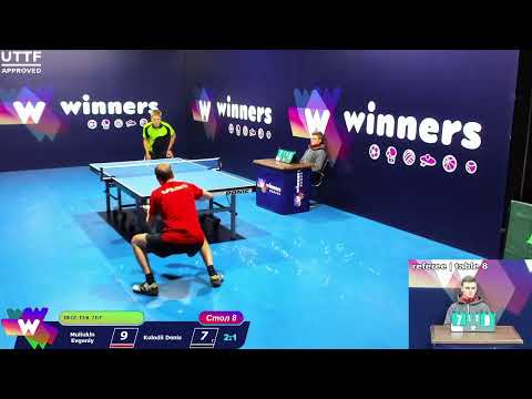 Muliukin Evgeniy - Kolodii Denis.  WINners CUP Table Tennis 8 30.11.2020 18:15